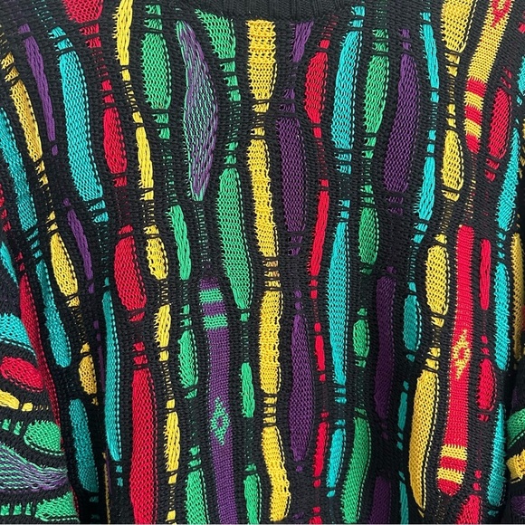 KALAROO AUSTRALIA COOGI Style Crewneck Sweater SZ XLarge Hip Hop Vtg 80’s 90’s - Picture 3 of 7